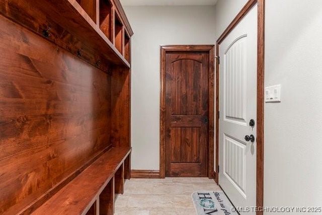 view of mudroom