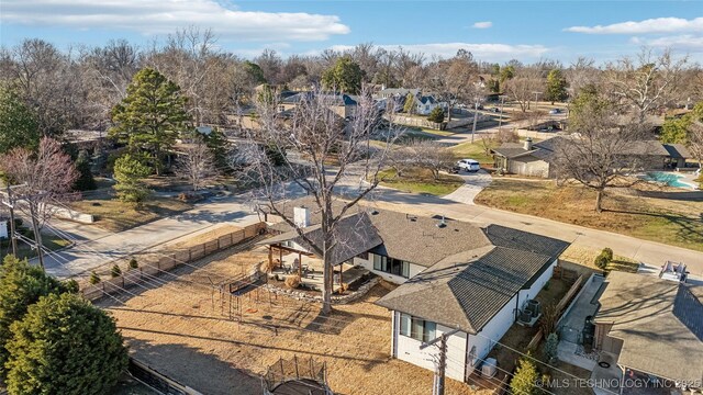 2808 E 37th Pl, Tulsa, OK 74105 - view from above of property with a tree filled landscape