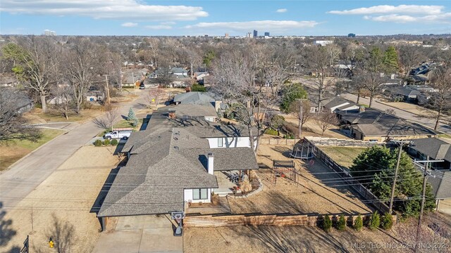 2808 E 37th Pl, Tulsa, OK 74105 - aerial perspective of suburban area