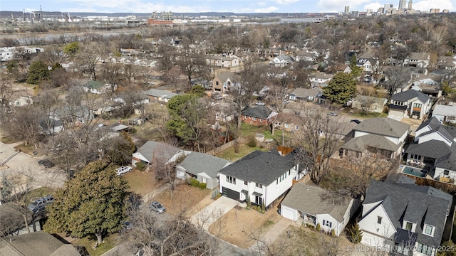 birds eye view of property featuring a residential view