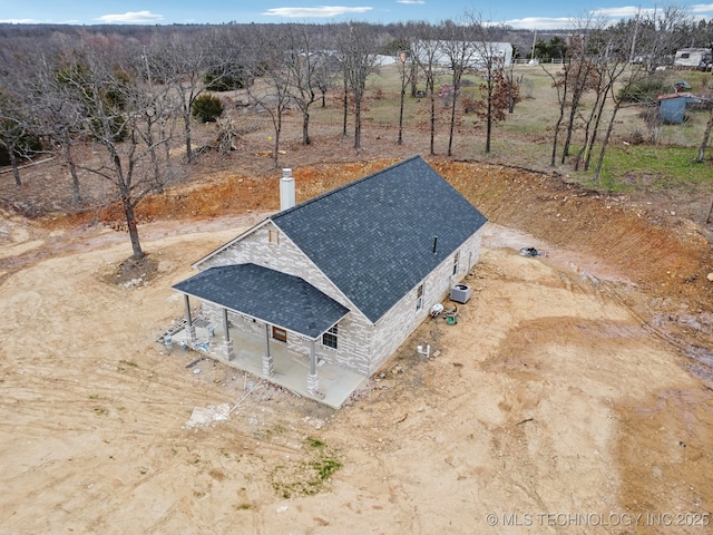 7890 N Oak Dr, Beggs, OK 74421 - drone / aerial view