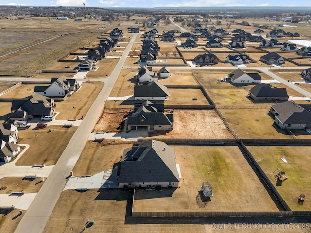 drone / aerial view featuring a residential view