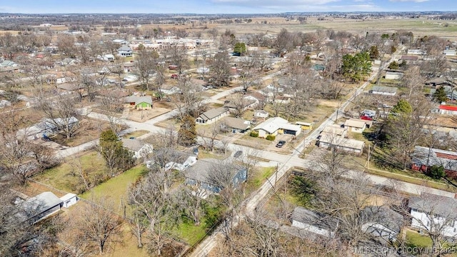 drone / aerial view featuring a residential view