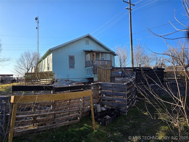 view of rear view of house