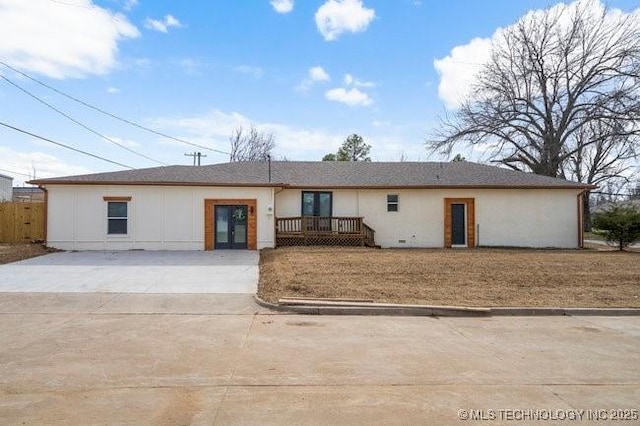 view of ranch-style house