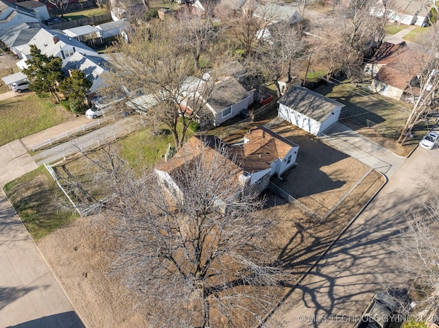 drone / aerial view featuring a residential view