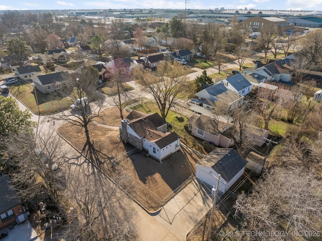 birds eye view of property featuring a residential view