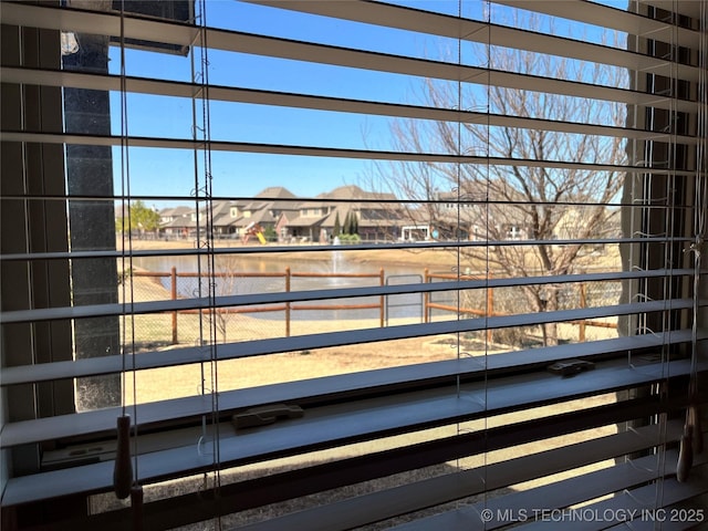 interior details with a residential view