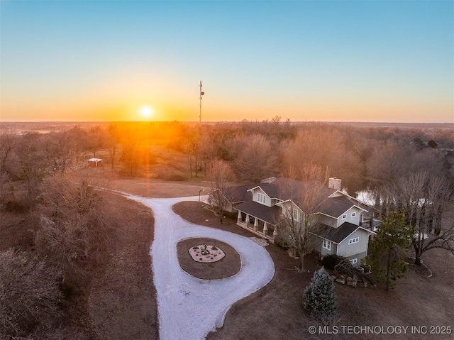 aerial view