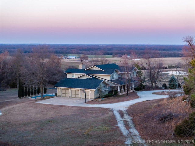 49721 E 95th Rd, Miami, OK 74354 - birds eye view of property