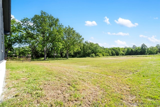 9545 S Cincinnati St, Sperry, OK 74073 - view of yard with a view of countryside