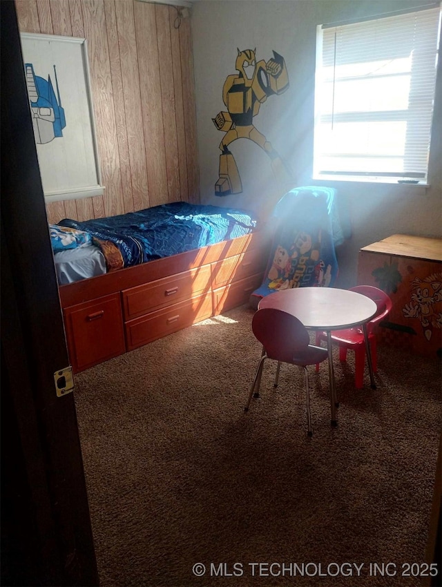 bedroom featuring carpet floors