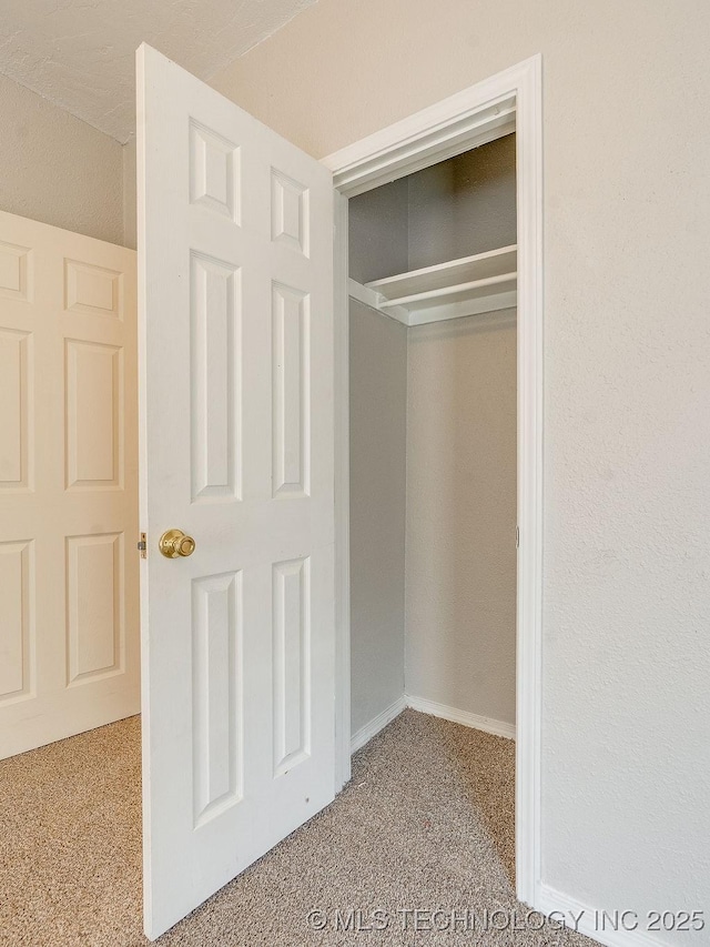 view of closet