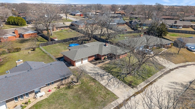 birds eye view of property featuring a residential view