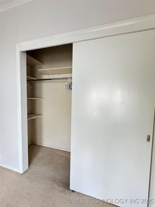 view of closet