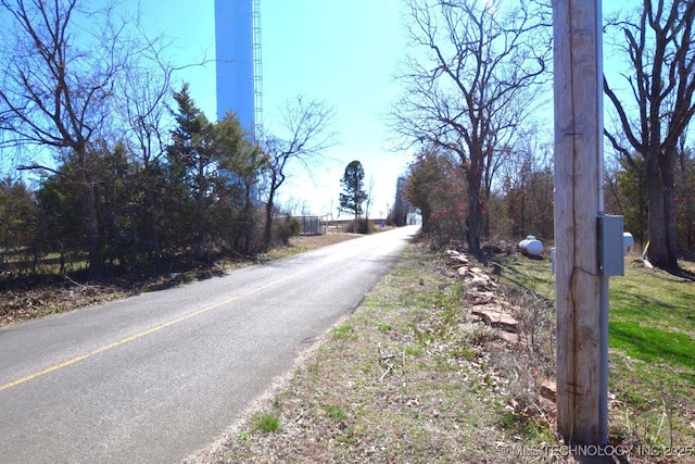 view of road