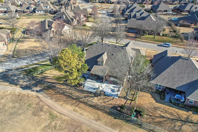 drone / aerial view featuring a residential view