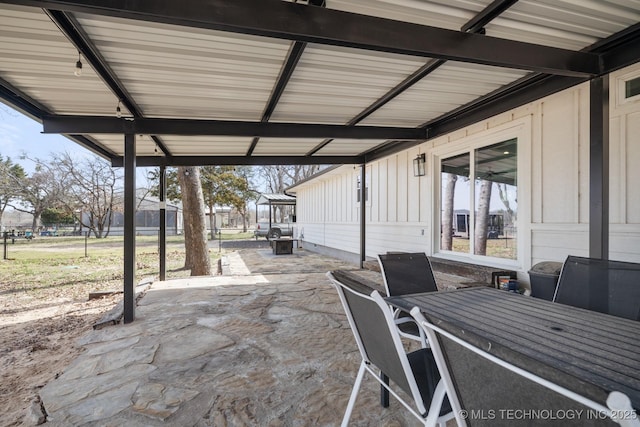 view of patio / terrace featuring outdoor dining space