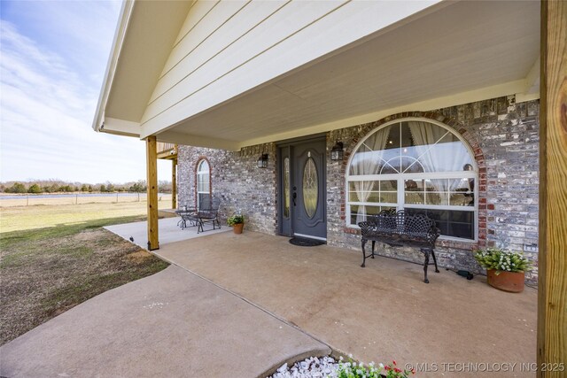 1522 Burney Cemetary, Calera, OK 74730 - view of patio