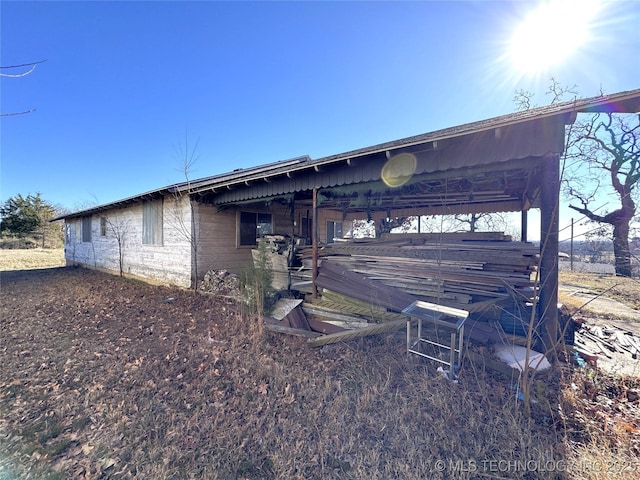 view of back of house