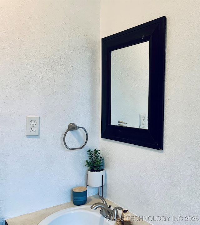 bathroom with a sink