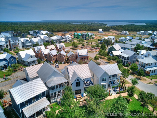 birds eye view of property featuring a residential view