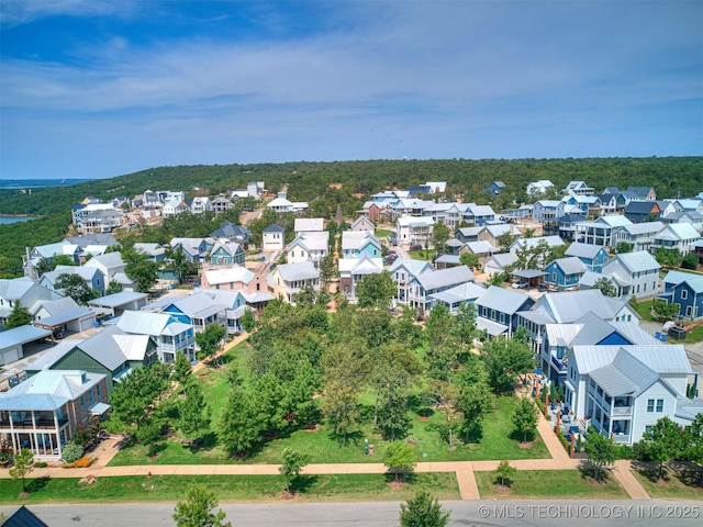 birds eye view of property featuring a residential view