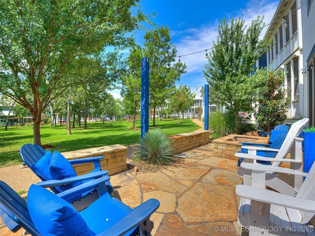 view of patio