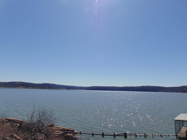 view of water feature