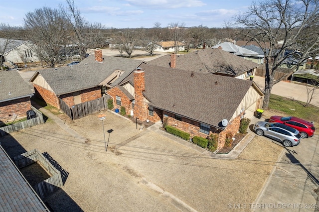 birds eye view of property featuring a residential view