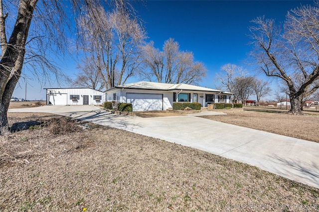 ranch-style house with a garage