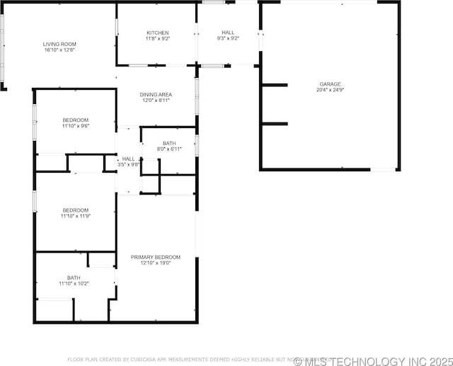 2503 S Pittsburg Ave, Tulsa, OK 74114 - view of layout