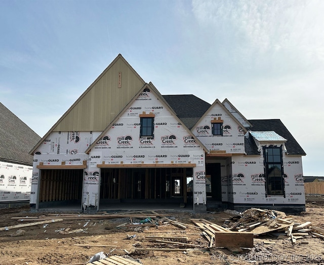 view of property under construction