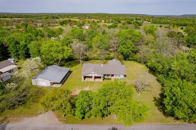 drone / aerial view
