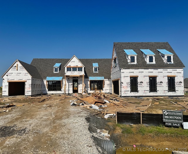 125 W 165th St S, Glenpool, OK 74033 - property in mid-construction with a shingled roof