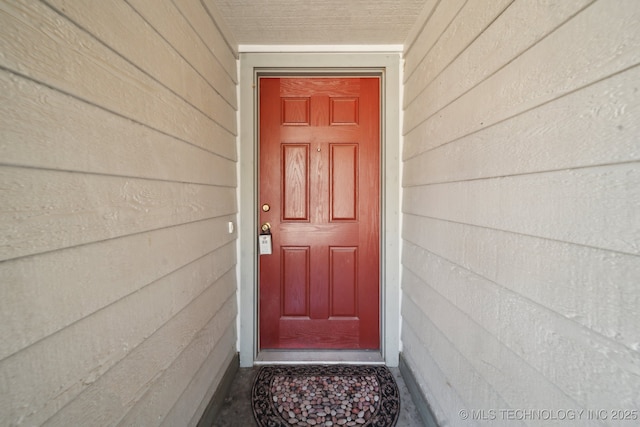 view of property entrance