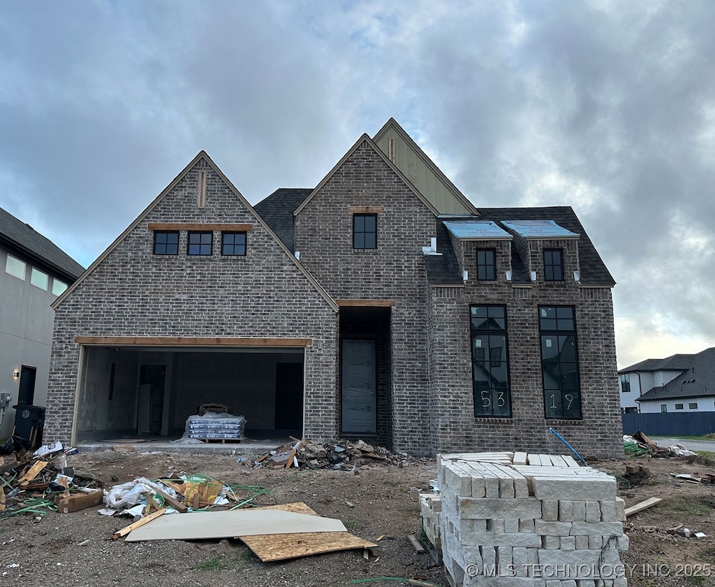 5319 E 126th St S, Bixby, OK 74008 - view of front of property with brick siding