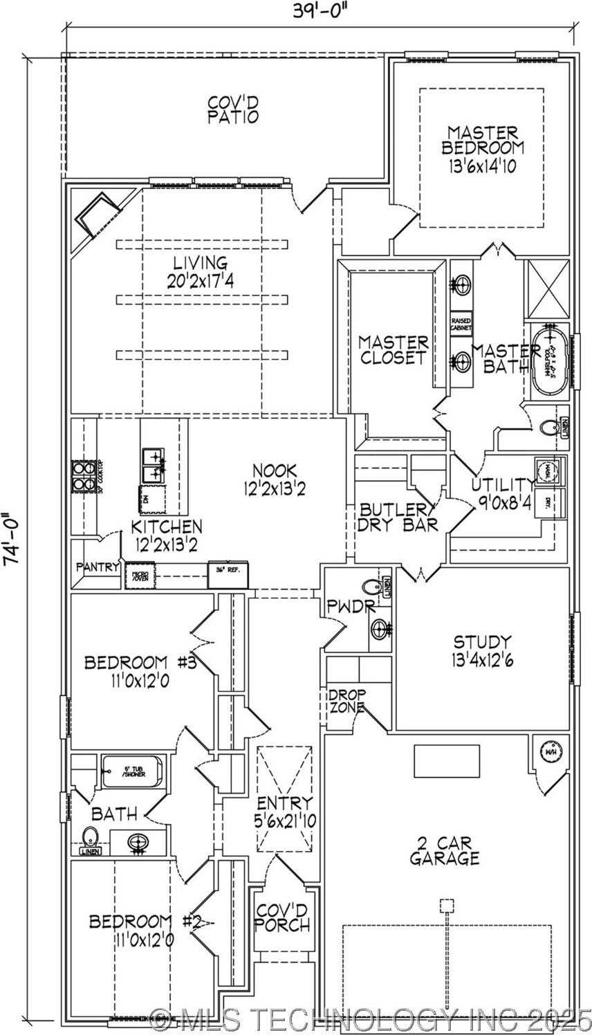12610 S Darlington Ave S, Bixby, OK 74008 - view of layout