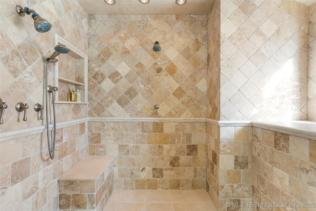 3217 E 61st Pl, Tulsa, OK 74136 - full bath with tiled shower