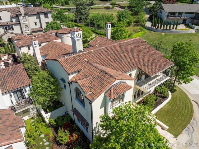 3217 E 61st Pl, Tulsa, OK 74136 - bird's eye view with a residential view