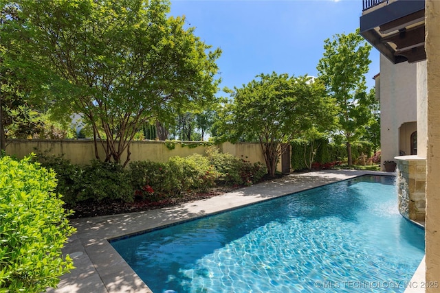 3217 E 61st Pl, Tulsa, OK 74136 - view of swimming pool featuring a fenced in pool and a fenced backyard