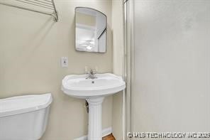 bathroom with toilet