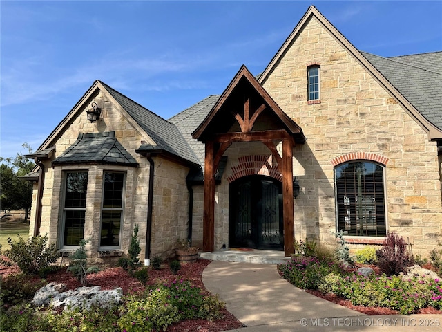2365 Deer Run, Chouteau, OK 74337 - french country home with stone siding
