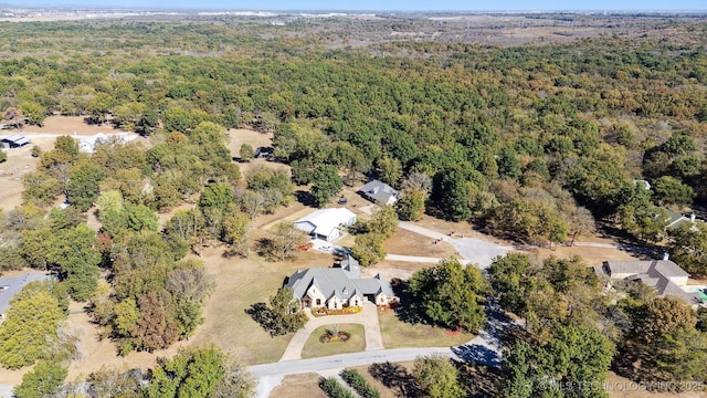 2365 Deer Run, Chouteau, OK 74337 - view of property location featuring a forest