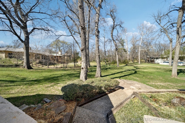 view of yard