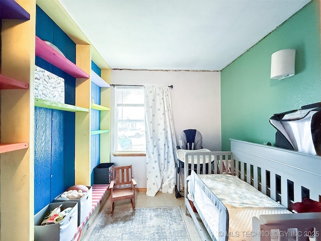 bedroom featuring carpet floors