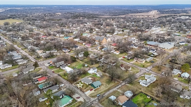 drone / aerial view featuring a residential view