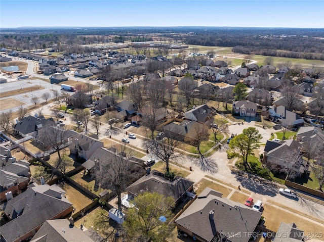 birds eye view of property featuring a residential view