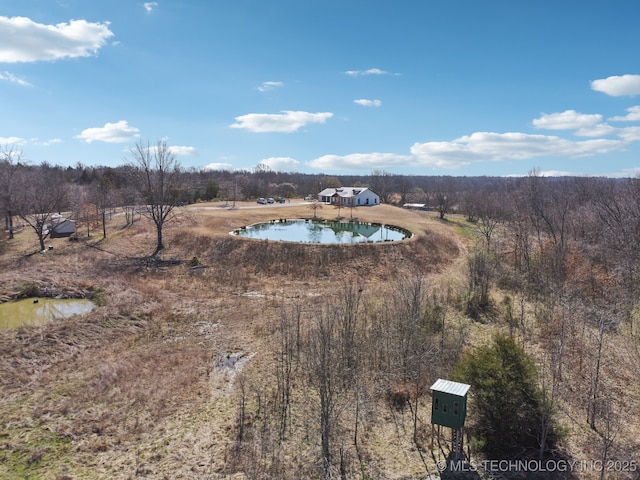 aerial view with a view of trees