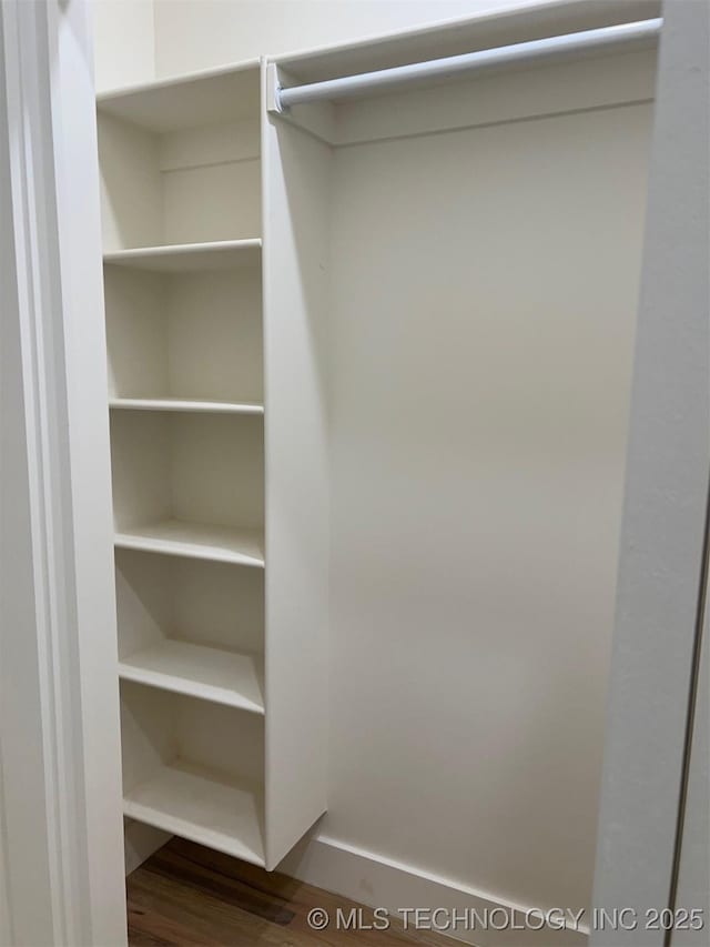 view of closet